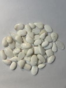 100% naturel en gros en vrac blanc opale Scolarite pierre bijoux attrayant cristal naturel colliers poli pierres précieuses en vrac, - Product Image 3