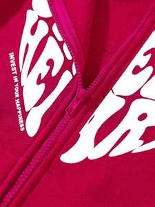 Venta caliente de diseño personalizado de las mujeres Slim Fit Puff Imprimir Sudadera con capucha de alta calidad Jersey de invierno Impreso Tallas grandes con capucha frontal - Product Image 5