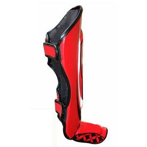Custom Elastic And Leather Shin Guard For Muay Thai And <b>Kick</b> Boxing Training <b>Kick</b> Boxing Shin Pad In <b>Step</b> Pads Shin Guards - Product Image 3