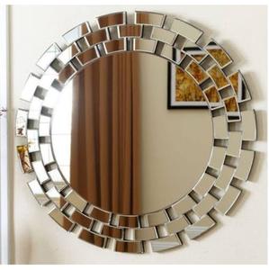 Espejo de Pared Redondo para Dormitorio y Sala de Estar, Marco de Espejo de Metal de Diseño Redondo, al Precio Más Bajo - Product Image 1