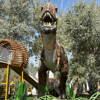 Modèle de dinosaure animatronique électrique, taille et couleur personnalisées, utilisation en intérieur, contrôle par capteur infrarouge pour aire de jeux, maternelle