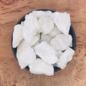 คริสตัลมูนสโตนสีขาวดิบธรรมชาติอัญมณีควอทซ์หยาบแบบไม่ผ่านการบำบัดสำหรับทำเครื่องประดับ - Product Image 1