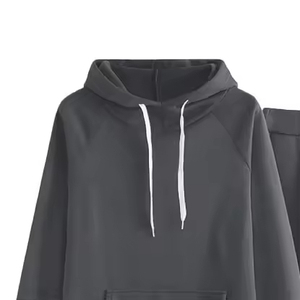 Ensemble de survêtements pour femmes, anti-bactérien, haut de gamme, pour l'hiver, grande taille, pour la gym et le fitness, avec sweat à capuche - Product Image 4