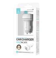 Chargeurs de voiture pour téléphone portable à double port USB Type C haute efficacité Techancy avec haut-parleur intégré, compatibles avec d'autres marques