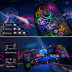 จอยไร้สายสำหรับ Nintendo Switch พร้อมฟังก์ชั่นสั่น Turbo และไฟแสดงสถานะ รองรับการเชื่อมต่อผ่านบลูทูธ ใช้งานร่วมกับหน้าจอได้ - Product Image 6