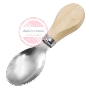 Juego de cuchillos para queso de acero inoxidable con mango de madera - Product Image 6