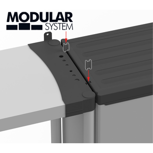 Armario de Resina 68x40x165 con 2 Puertas y Estantes Internos/Externos - Product Image 2