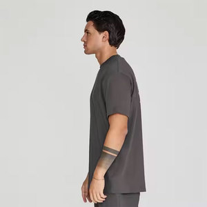 2025 Camiseta de algodón 100% para hombre al por mayor High Trending Street Style Sports Top Venta superior Moda personalizable con logotipo - Product Image 2