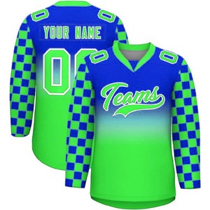 Nouveau maillot de hockey sur glace pour hommes de qualité professionnelle impression séchage rapide OEM sport maillot de hockey sur glace - Product Image 3