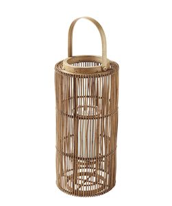 โคมไฟหวายทอสำหรับห้องนั่งเล่นห้องนอนของตกแต่งบ้านที่วางเทียนไม้ไผ่งานแฮนด์เมดโคมไฟสวนกลางแจ้ง - Product Image 1