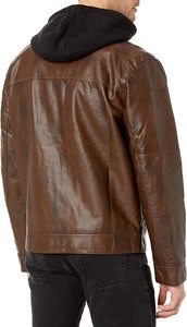 Chaqueta de cuero de piel de oveja para mujer de alta calidad de último diseño, nuevas chaquetas de PU para motocicleta de invierno para hombres y mujeres - Product Image 5