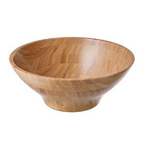 Cuenco de madera grueso grande y pequeño personalizado para cocina, ensalada de frutas y verduras, cuenco de madera redondo al por mayor, ensaladera de madera de acacia - Product Image 5