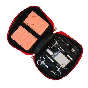 Práctica de sutura de piel médica, kit de estudiantes de silicona con embalaje de caja negra, kit de sutura personalizado de la mejor calidad, instrumento médico - Product Image 6