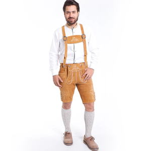 Lederhosen Bávaros Marrón Natural de Alta Calidad para Hombre - Product Image 2