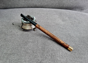 Boquilla para Cigarrillos de Madera Natural Hecha a Mano, Pipa Moderna de Tipo Curvo, Reutilizable, Ligera, Accesorio para Fumar Tabaco, Uso Personal - Product Image 6