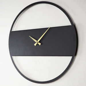 Elegante Reloj de pared de hierro y Metal, número Romano, calcomanía atractiva, reloj de pared decorativo para el hogar, reloj de pared de diseño atractivo - Product Image 2