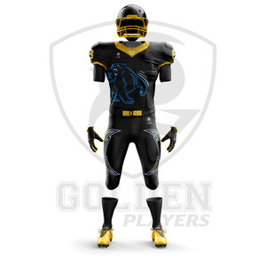 Maillots et uniformes de football américain sur mesure, respirants, grandes tailles, service OEM, 100% polyester - Product Image 5