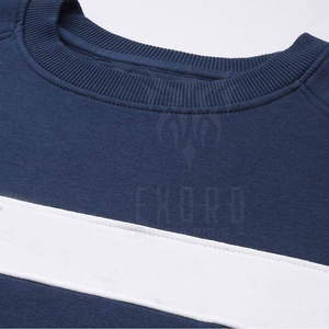 Sweatshirts ajustés pour hommes, design personnalisé avec motif solide, Winter Basics, vente directe d'usine en gros, nouvel arrivage - Product Image 5