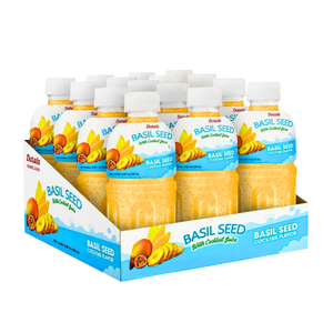 Boisson aux graines de basilic Datata en gros OEM/ODM avec saveur de jus de cocktail, bouteille de 330 ml - Product Image 6