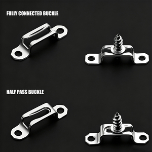 Nouveau connecteur invisible 2-en-1 pour quincaillerie de meubles, boucle coulissante droite combinée pour accessoires de cuisine et salle de bain - Product Image 2