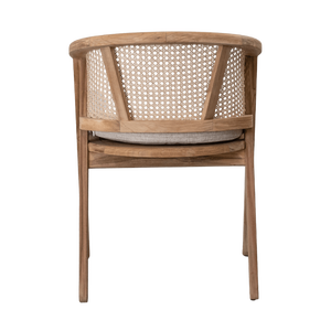 Chaise longue moderne en bois et rotin pour salle à manger, salon, balcon, appartement, hôtel, loisirs, canapé-chaise à bascule - Product Image 2