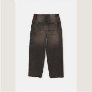 กางเกงยีนส์ขาตรงเข้ารูปลำลองสำหรับผู้ชายกางเกงยีนส์ขาตรงพิมพ์ลายสตรีทแวร์ - Product Image 2