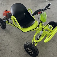 Kart tout-terrain - Kart à pédales à essence 2026 à transmission par chaîne pour adultes et enfants, Buggy F1 du désert