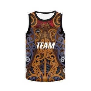 Camisetas de baloncesto de sublimación ligeras personalizadas, camiseta de equipo deportivo transpirable de tela de secado rápido de alta calidad para verano impresa - Product Image 4