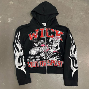 Graphic Hoodies Oversized Y2k Hooded Sweatshirt Fashion Hoodie Streetwear Unisex Pullover Tops - Product Image 1