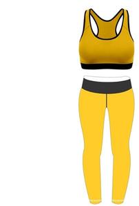 Ensemble de yoga pour femmes meilleure qualité de sublimation et de tissu - Product Image 3