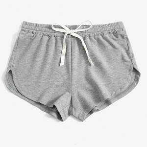 กางเกงขาสั้นสำหรับผู้หญิงกางเกงขาสั้นสีทึบดีไซน์ใหม่ - Product Image 2