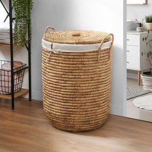 Premium <b>Rattan</b> <b>Laundry</b> <b>Basket</b> With Durable Construction Perfect For Daily Use In Bedrooms Bathrooms And Utility Areas - Product Image 5
