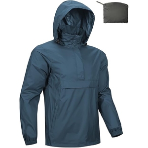 Chaqueta para Hombre, Portátil, Ligera, Transpirable, Impermeable, con Franja de Alta Visibilidad - Product Image 1