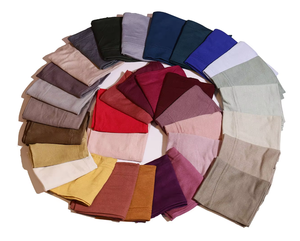 Pañuelos y Chales de Algodón y Chifón para Mujer Musulmana, Estilo Tradicional Otoñal, Diseño Sólido, Secado Rápido, Largos, Resistentes al Viento y Transpirables, SIDDIQUI - Product Image 6