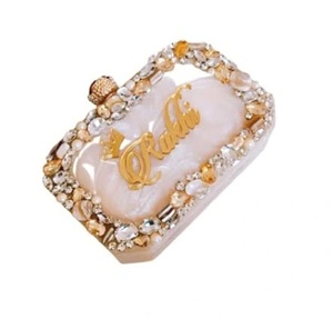 Bolsos de mano de boda de diseñador hechos a mano creativos de estilo lujoso de excelente calidad para damas disponibles a precio mayorista - Product Image 6