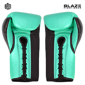 Guantes de boxeo de cuero profesionales para principiantes Entrenamiento al aire libre Cierre con cordones Absorbe la humedad Diseñado para Sparring - Product Image 3