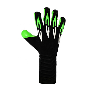 Gants de gardien de but de football en cuir confortables, ajustables, pour jeunes gardiens de but - Product Image 4