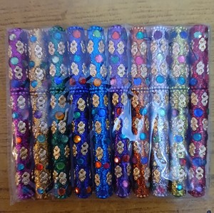 ปากกาตกแต่งไข่มุกหลากสีทำด้วยมือหลากสี (ชุดละ12ชิ้น) ไอเดียของขวัญปีใหม่คริสต์มาส - Product Image 1