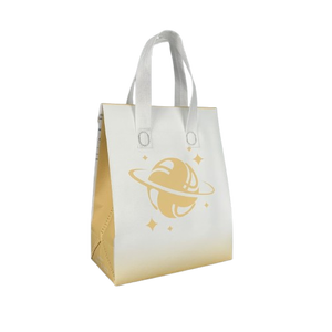 Bolsa térmica no tejida reutilizable ecológica aislada con papel de aluminio para compras de comestibles y comida para llevar al por mayor - Product Image 1