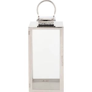 Garden Lantern es una solución de iluminación exterior decorativa con un marco de aluminio inoxidable pulido y paneles de vidrio transparente - Product Image 4