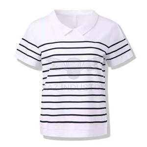 T-shirt personnalisé 100% Polyester 2023 décontracté pour femme, Polo brodé, nouvelle collection - Product Image 6