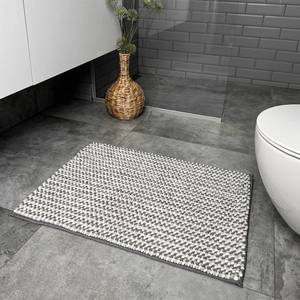 Alfombra de Baño de Microfibra Chenille Gris Melody, Antideslizante, Suave, 50x80 cm - Product Image 3