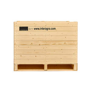 Nuevo 1200X800 Euro Estándar Madera de pino Entrada de 4 vías Paleta europea de madera Durable para transporte mundial Madera contrachapada de plástico - Product Image 3