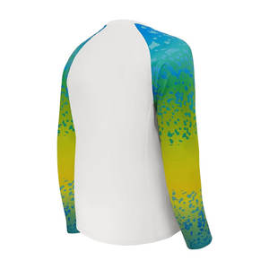 Vêtements de plein air en polyester léger Chemise de pêche à impression par sublimation directe d'usine Vêtements de sport de plein air personnalisés - Product Image 5