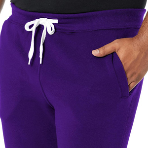 กางเกงวอร์มทรงตรงสำหรับผู้ชายกางเกงวิ่งแบบลำลองกางเกงวอร์มสีล้วนผ้าย้อมสีเรียบ - Product Image 3