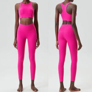 Combinaison de fitness OEM sexy pour femmes avec bretelles non ajustées pour le sport, la course à pied, le yoga, le short croisé, le dos nu, la barboteuse solide et respirante - Product Image 6