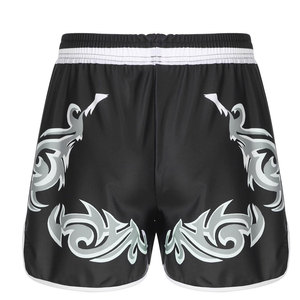 Shorts d'arts martiaux de Muay Thai avec impression de logo OEM Service pour hommes, nouvel arrivage - Product Image 2