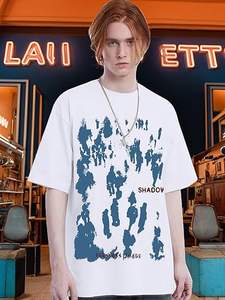 Fabricant sur mesure de T-shirts blancs de luxe en coton, style Y2K basique, incluant T-shirts, Baby Tees et Crop Tops, unisexe - Product Image 3