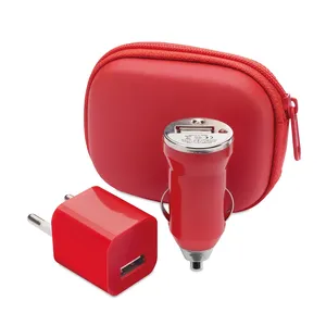 Set di Gadget USB Promozionali Personalizzati Wezen per Ricarica Dispositivi - Product Image 2