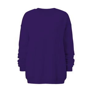 Sudaderas de gran tamaño con estampado de alta calidad 100% para mujer, sudadera de tela de algodón con cuello redondo para mujer, diseño personalizado de gran tamaño - Product Image 6